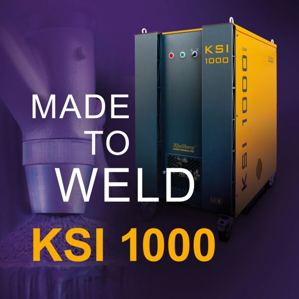 Die KSI1000: Robust, Nachhaltig und Intuitiv. (© Foto: Kjellberg Finsterwalde)