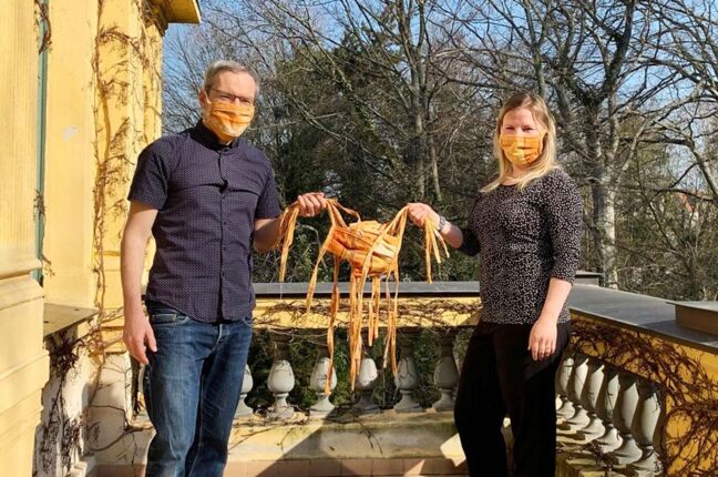 Behelfs-Mund-Nasenmasken